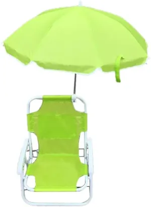 Kids Sleeping Cots, Camping Chairs Folding Camping Cot Portable Cot Bed Foldable Chair with Thickening Steel Pipe, Lounge Chair Bed for Camping Outdoor Beach Pool Sun Tanning