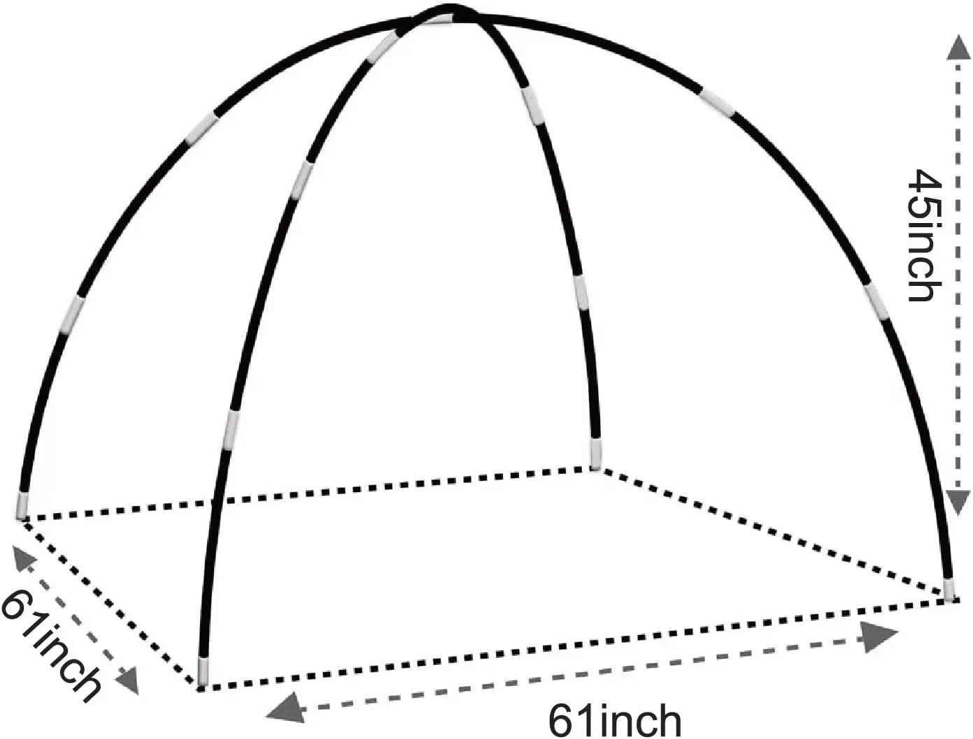 Kids Tent Poles Replacement Poles for Kids Tent Indoor & Outdoor Kids Play Tent Poles Fiberglass Poles Child Tent Poles for Girls and Boys,Length132(S)…