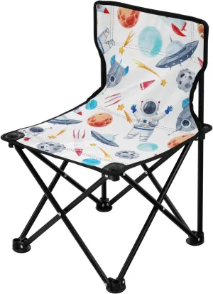 Kigai Folding Camping Chair Heavy Duty Chair Ultralight Compact Portable Beach Chair for Outdoor Camp, Hiking, Travel, Beach, Sporting Event and Picnic, Cute Space