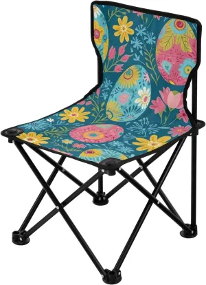 Kigai Folding Camping Chair Heavy Duty Chair Ultralight Compact Portable Beach Chair for Outdoor Camp, Hiking, Travel, Beach, Sporting Event and Picnic, Easter Egg