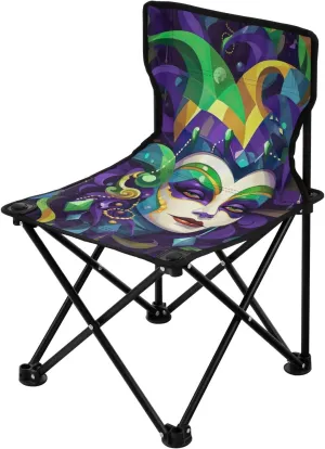 Kigai Folding Camping Chair Heavy Duty Chair Ultralight Compact Portable Beach Chair for Outdoor Camp, Hiking, Travel, Beach, Sporting Event and Picnic, Mardi Gras