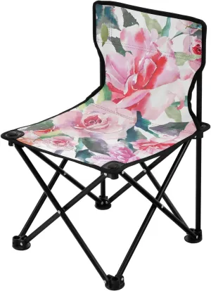 Kigai Folding Camping Chair Heavy Duty Chair Ultralight Compact Portable Beach Chair for Outdoor Camp, Hiking, Travel, Beach, Sporting Event and Picnic, Vintage Rose