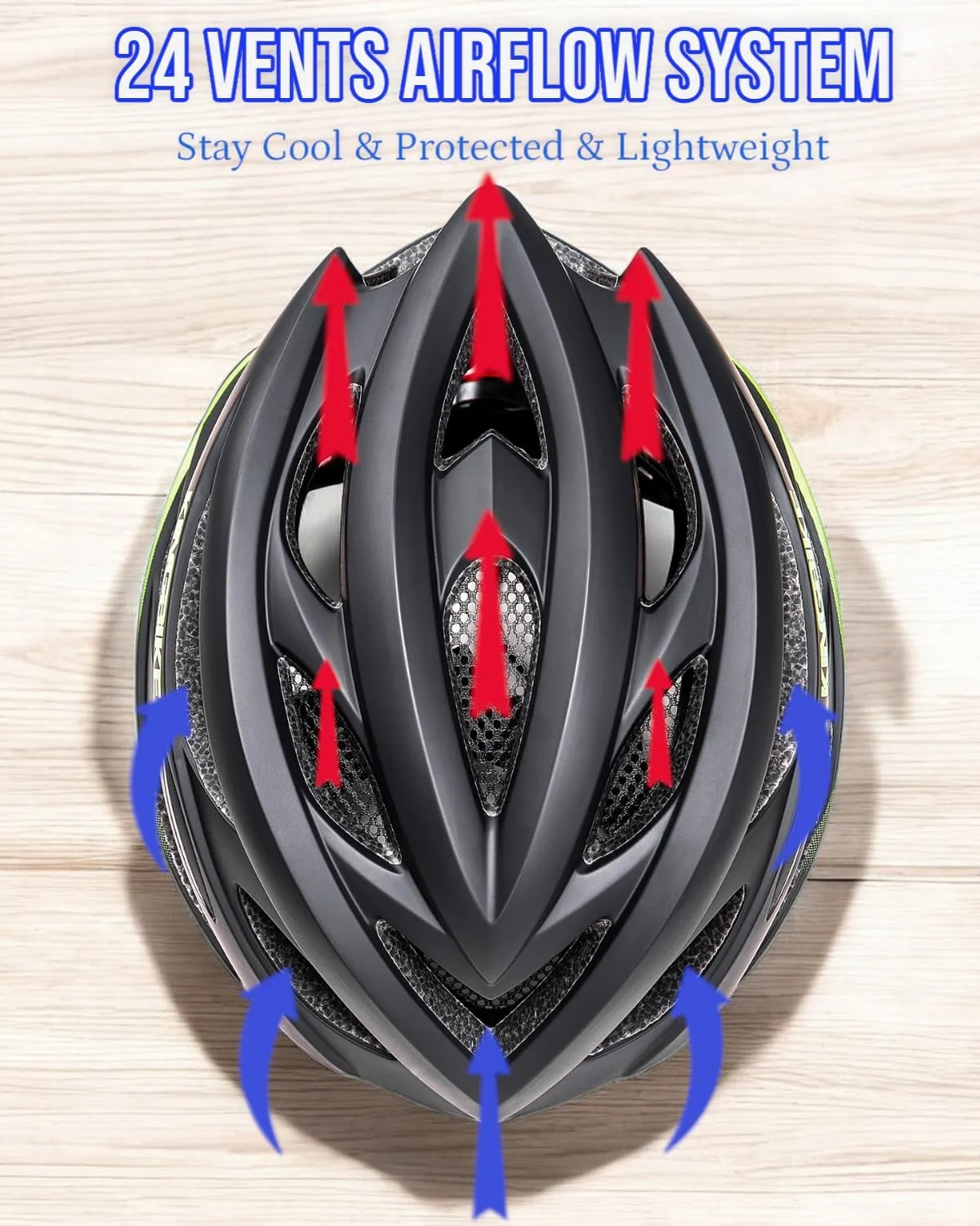 KINGBIKE Bike Helmet for Adult Men Women Youth Road Commute Mountain Cycling Helmets with USB Rechargeable Tail Light Replaceable Inner Pads and Visors Lightweight 2 Sizes 54-61cm/21.26-24.01in