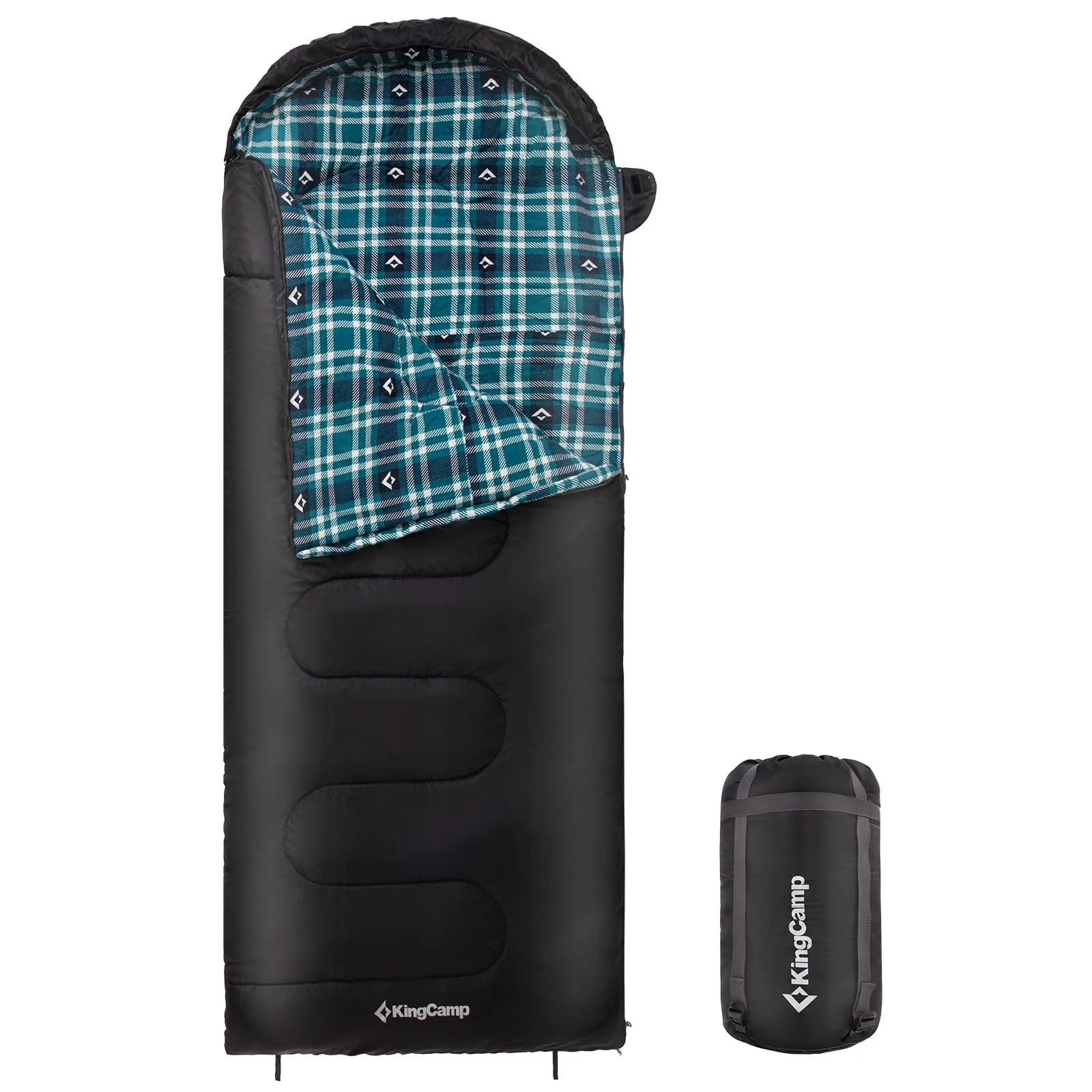 KingCamp CLOUDY 300 Flannel Lined Sleeping Bag