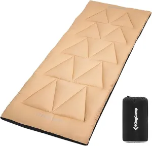 KingCamp Cot Pad for Camping, Soft Lightweight Sleeping Pad, Portable Non-Slip mat with Backpacking, for Yoga, Hiking, Traveling, 75"x 25"