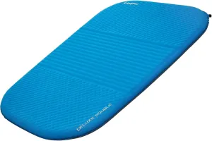 KingCamp Double Sleeping Pad, 2 Person Queen R 7.5 Self Inflating Sleeping Pad 3" Thick Foam Mattress Mat with Contoured Design & Honeycomb Surface Cut for Camping Tent Car Backpacking (BLUE/CHARCOAL)