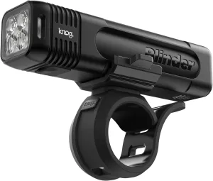 Knog Blinder 600 Bike Light - 600 Lumen Bicycle Light with Compact CNC Design, 6 Light Modes, USB-C Rechargeable, IP67 Waterproof, LED Battery Indicator & Side Visibility Windows