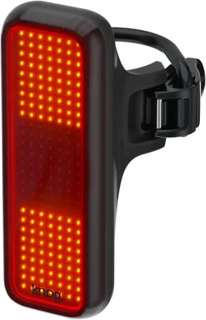 Knog Blinder V USB Rechargeable Rear Bike Light - Powerful 100 Lumen Bike Tail Light Visible Up to 900m, IP67 Waterproof Bike Rear Light with Unique Flash Modes, Fits All Seat Posts