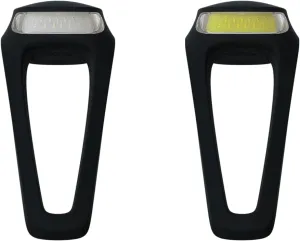 Knog Frog Bike Headlight and Tail Light Set - USB-C Rechargeable Bicycle Light with 40 Lumen Front & 20 Lumen Rear Output, 9 Modes, Flexible Mount, IP65 Water Resistant Bike Light