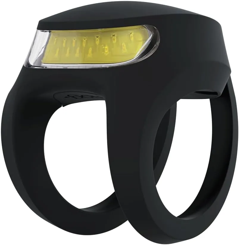 Knog Frog Front Bike Light - Iconic Bicycle Light Reborn with Bright 40 Lumen LED Output, 9 Light Modes, Flexible Mount, USB-C Rechargeable, 20g Lightweight Bike Headlight