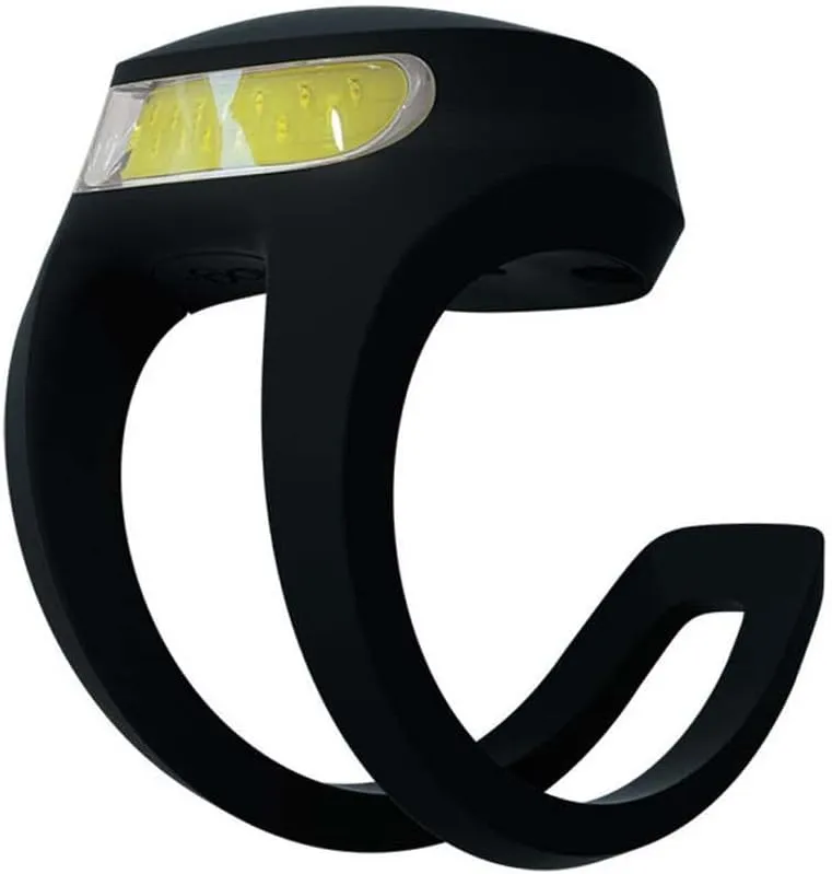 Knog Frog Front Bike Light - Iconic Bicycle Light Reborn with Bright 40 Lumen LED Output, 9 Light Modes, Flexible Mount, USB-C Rechargeable, 20g Lightweight Bike Headlight