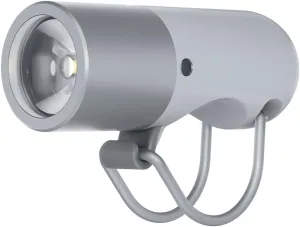 Knog Plugger USB Rechargeable Bike Light - 350 Lumen Bike Headlight with Robust Design, IP67 Waterproof, Low Battery Indicator, Side Visibility Cutouts, Polar-Bear White