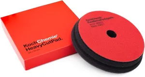Koch-Chemie - Heavy Cut Pad - Abrasive Sponge for Removing Strong Weathering & Deep Scratches; Low Torsion Forces & High Stability; Long-Lasting Compression Hardness; Contours Easily (126mm x 23mm)