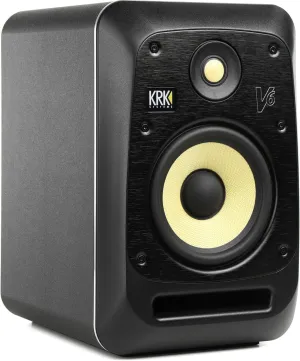 KRK V6 Series 4 6" 2-Way Powered Studio Reference Monitor, Black