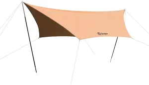 Large Beach Tents Sun shelter≥ 6 Person， Picnic Shade Tent，Camping rain tarp，Hammock rain Fly,165”×95”