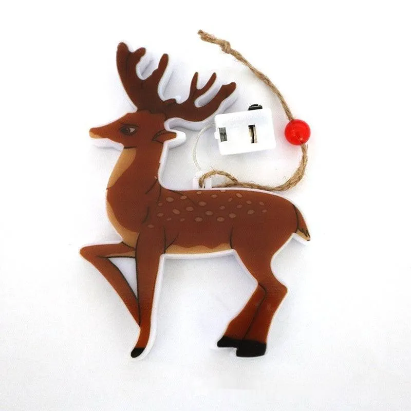 LED Christmas Tree Decorative Lamp - Festive Atmosphere Hanging Light