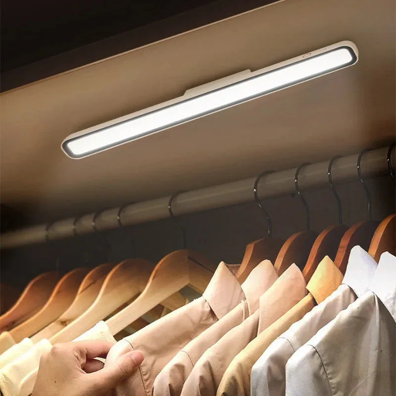 LED Desk Lamp with USB Rechargeable Light, Stepless Dimming Magnetic Hanging Night Light for Bedroom and Reading