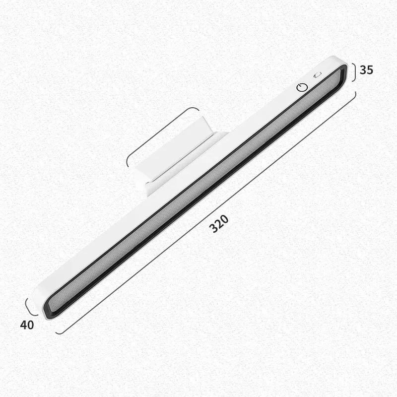 LED Desk Lamp with USB Rechargeable Light, Stepless Dimming Magnetic Hanging Night Light for Bedroom and Reading