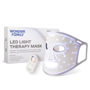 LED Face Mask Light Therapy - Red Light Therapy for Face & Blue Light Therapy in 1 LED Light Mask for Face - Red Light Face Mask LED Light Therapy for Face Light Therapy Device - LED Mask Skincare