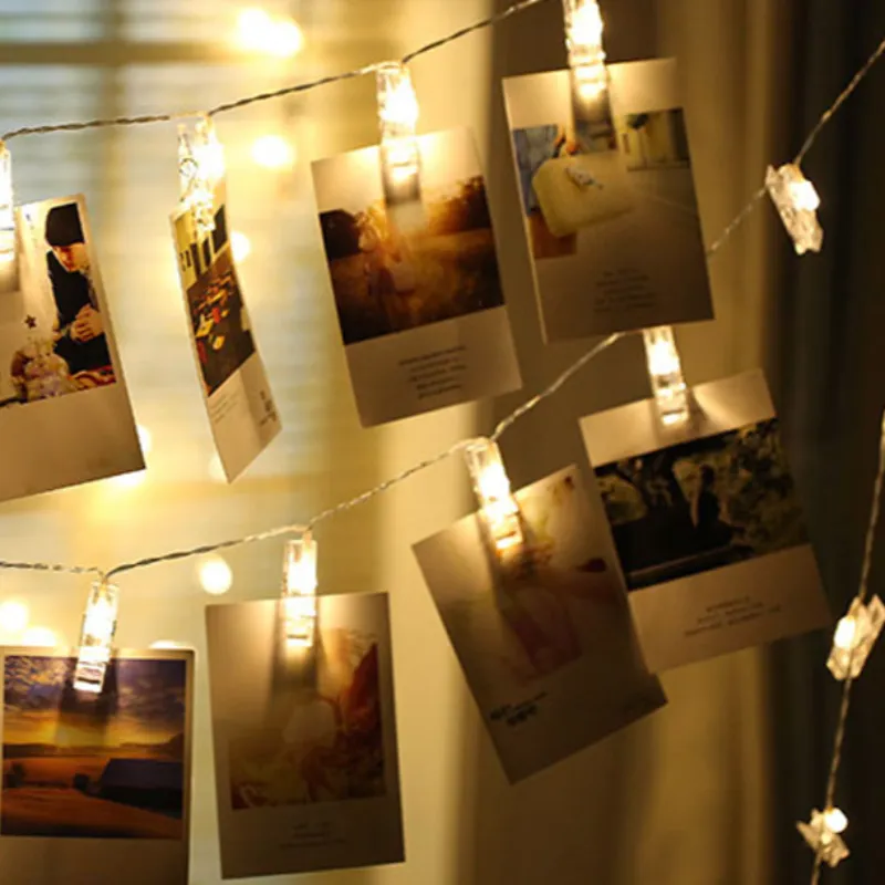 LED Hanging Photo Clips String Light