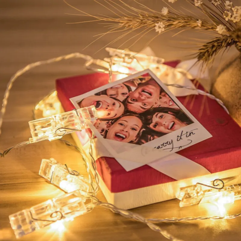 LED Hanging Photo Clips String Light