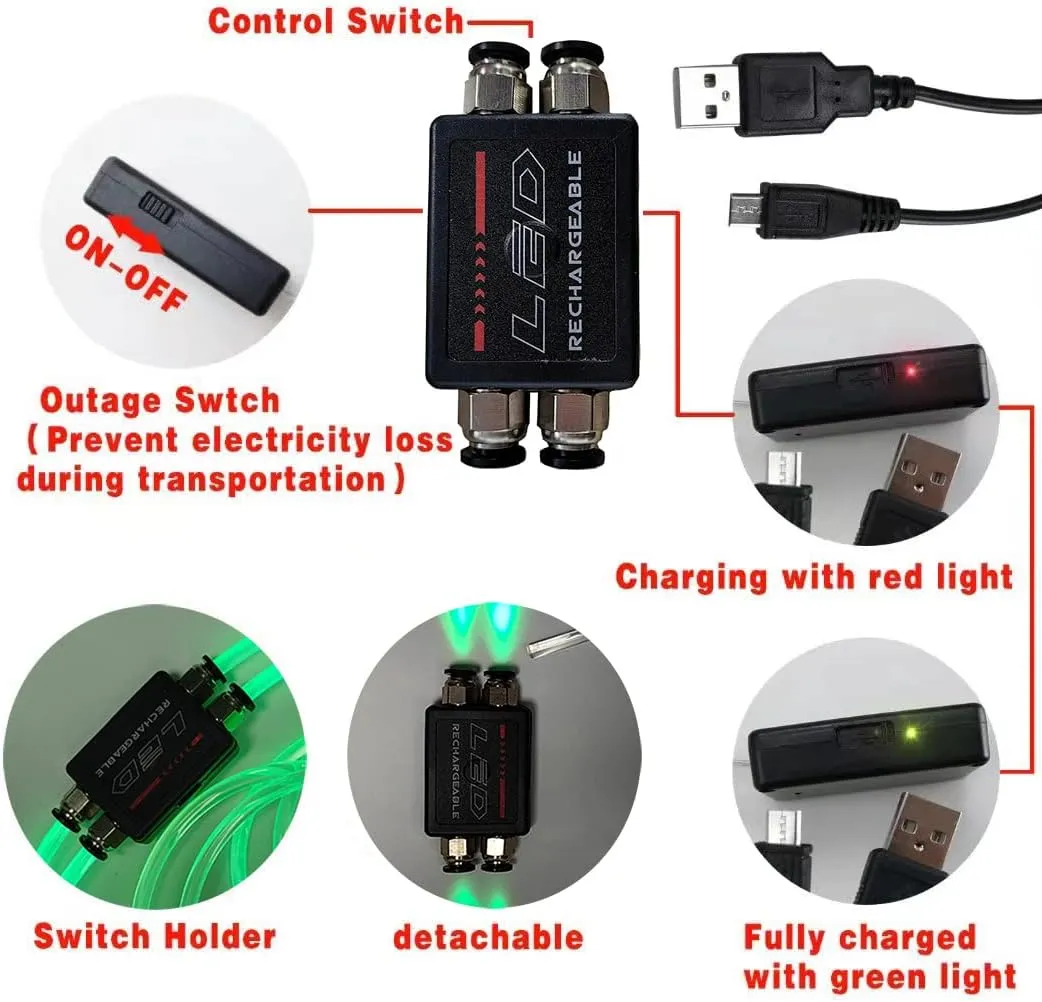 LED Reflective Vest Rechargeable Running Light for Runners High Visibility Safety Vest for Running,Cycling or Walking