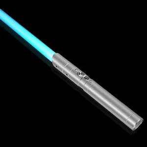 Lightsaber RGB 7 Color Metal Hilt Light Saber Swing USB Rechargeable Light Sword with Sounds Effect for Kids Adults