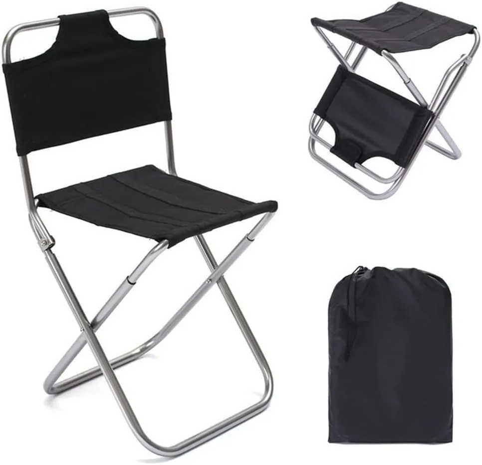 Lightweight Camping Chair Camping Chair Ultralight Outdoor Folding Chair Portable Backrest Fishing Stool Aluminum Art Sketching Bench Chair Outdoor Hiking