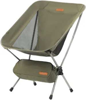 Lightweight Camping Chair Ultralight Backpack Camping Chair Travel Hiking Foldable Portable Outdoor Beach Backpack Seat, Breathable Double-Sided Mesh Outdoor Hiking ( Color : Green , Size : 41*31*71cm