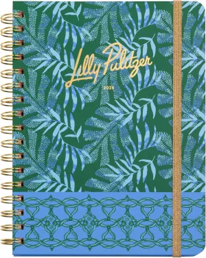 Lilly Pulitzer Large Daily Planner January 2025 - December 2025, Weekly Agenda & Monthly Calendar, Stickers, Pockets, & Spiral Binding (It's a Jungle Out There)
