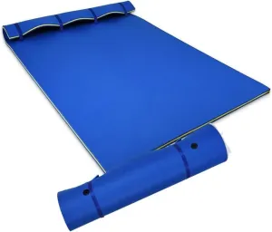 Lily Pad Floating Mat,Floating Water Mat, Lily Pad, Bouncy Tear-Resistant 3-Layer XPE Foam, Roll-Up Floating Island River Rafts for Pool Lake Ocean Boat for Adults