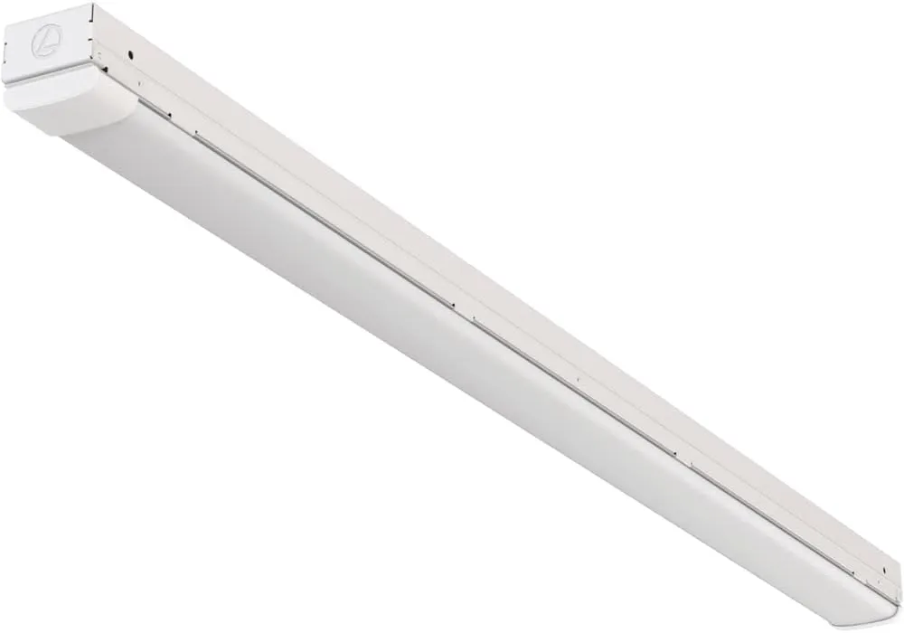 Lithonia Lighting 1 Light LED Strip Light, 4 Foot Linear LED Ceiling Lighting Fixture, 5500 Lumens, 4000K, Dimmable, MVOLT, for Garage, Closet, Utility Room (MNSS L48 5500LM MVOLT GZ10 40K G1)