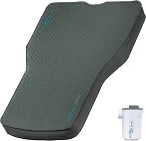 LOSTHORIZON Tesla Camping Air Mattress with Foam, Self Inflating Sleeping Pad, 4.5" Thick, with Air Pump, Model Y