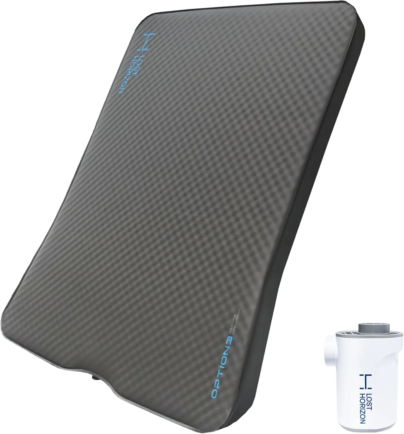 LOSTHORIZON Tesla CyberTruck Camping Air Mattress with Foam, Self Inflating Sleeping Pad, 4.5" Thick, with Air Pump