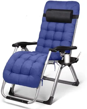 Lounge Chair, Outdoor Leisure Recliner Chair, Outdoor Folding Chair, Reclining Camping Chair, Foldable Sun Beach Leisure Garden Beach Chair,A