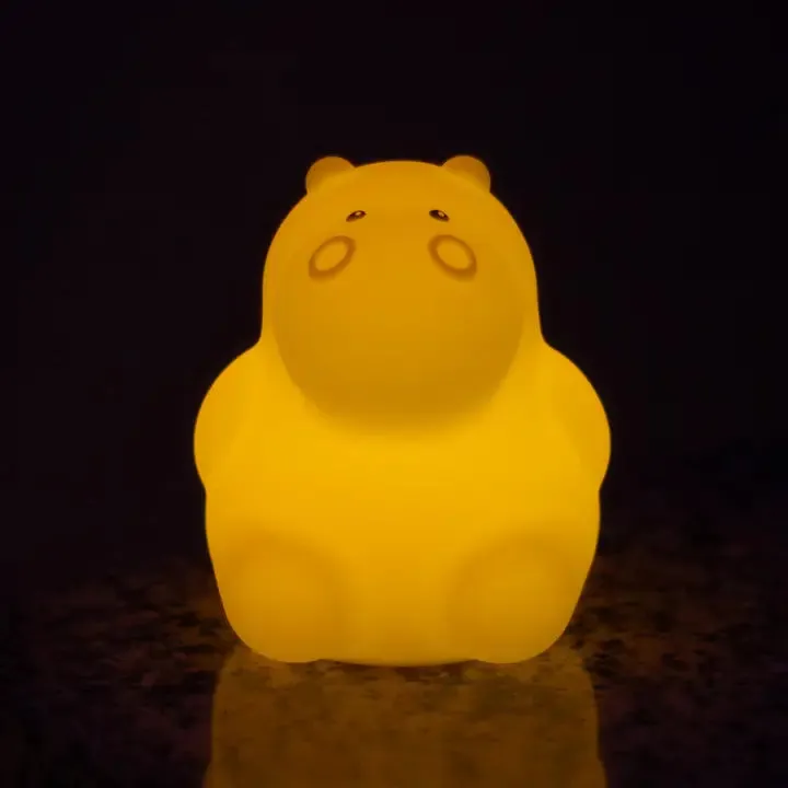 Lumipets® LED Hippo Night Light with Remote