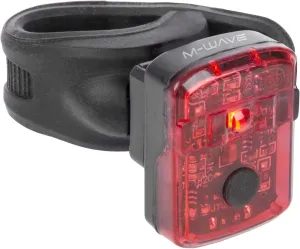 M-Wave Helios K 1.1 USB Rear Red LED Rechargeable Tailight, Black Universal, 220559