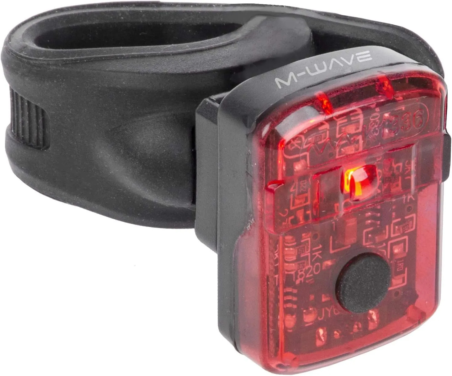 M-Wave Helios K 1.1 USB Rear Red LED Rechargeable Tailight, Black Universal, 220559
