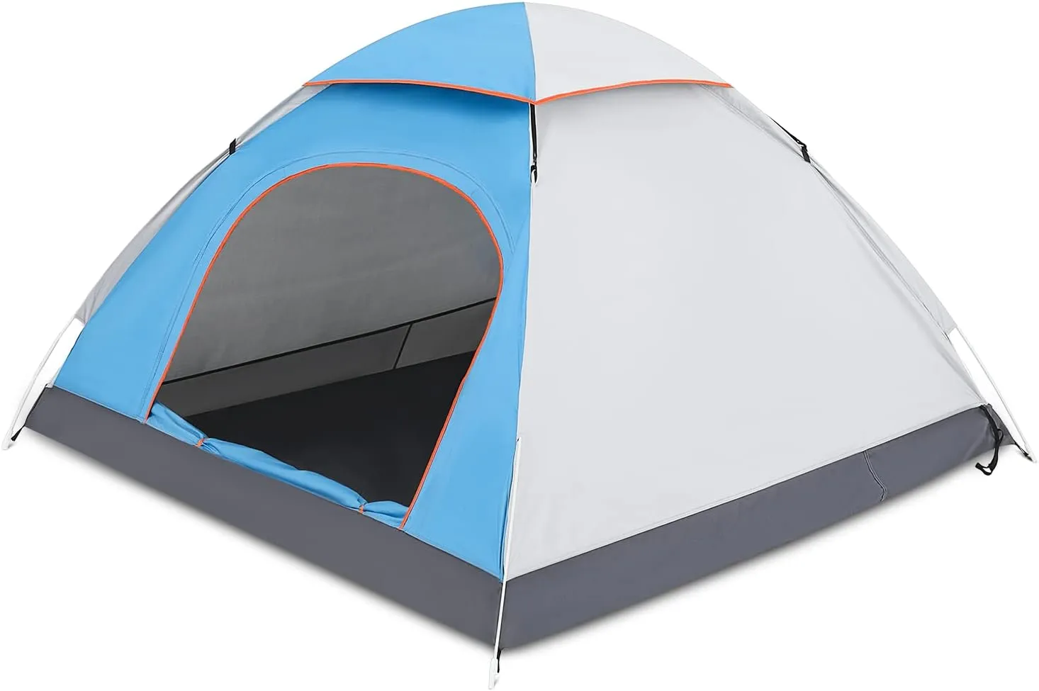 Magshion Camping Tent for 1 or 2 Person Weatherproof Spacious Lightweight Portable Backpacking Blue Dome Tent with Carry Bag for Backpacking Traveling, Easy Set Up