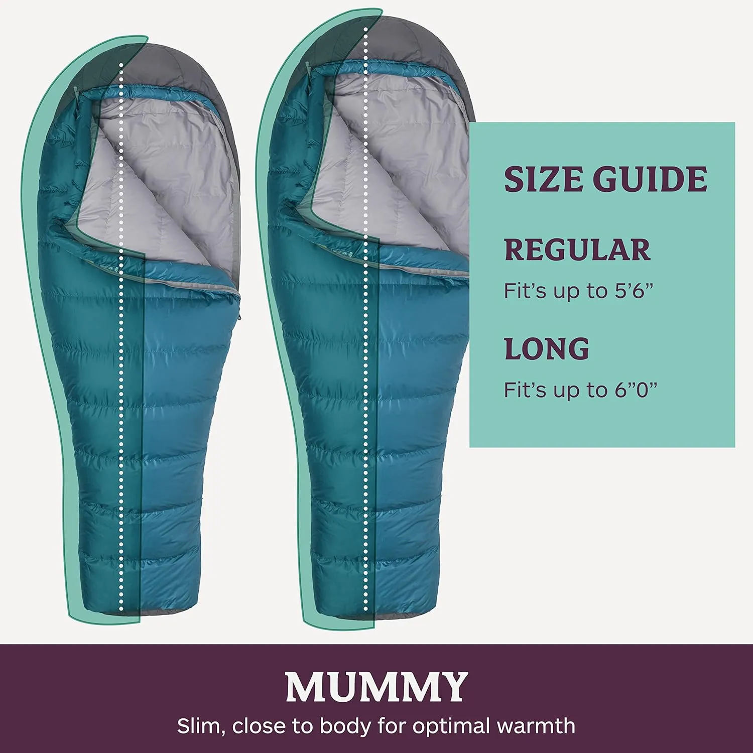 MARMOT Women's Lozen 30° Sleeping Bag, 650 Fill Down for Camping & Backpacking