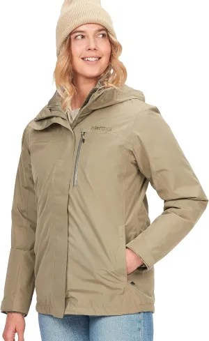 Marmot Women's Ramble 3-in-1 Component Jacket - Recycled Waterproof Shell with Hood and Removable Insulated Thermal R Liner
