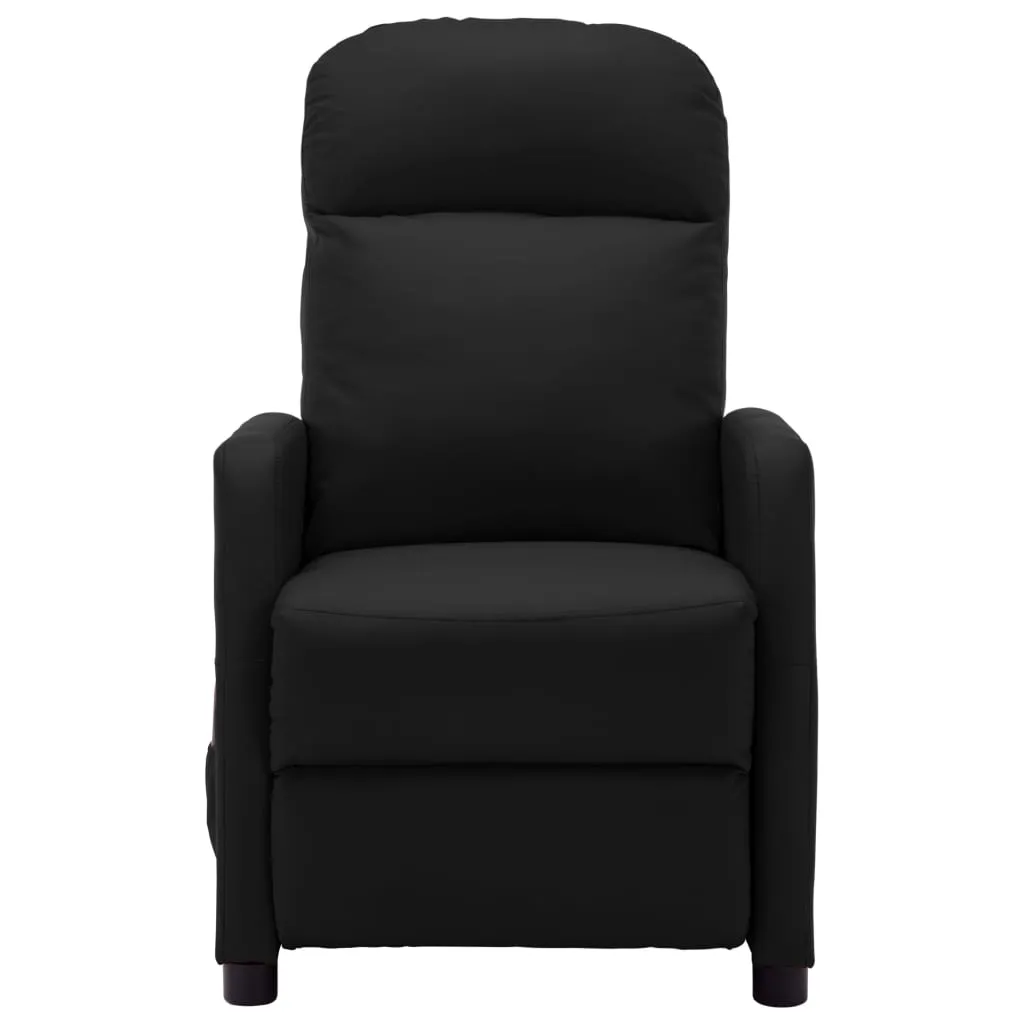 Massage Chair Massaging Recliner Push Chair for Elderly Faux Leather