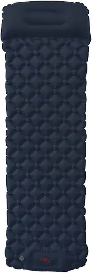 MDybf Sleeping Pad Camping Inflatable Mattress with Pillows Travel Mat, Camping Sleeping Mat (Color : Navy Blue)