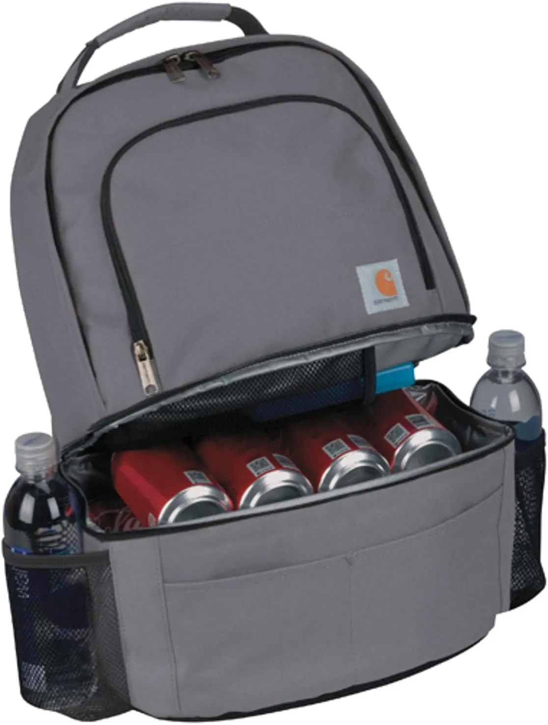 Mens Insulated 24 Can Two Compartment Cooler Backpack Backpack With FullyInsulated Cooler Base
