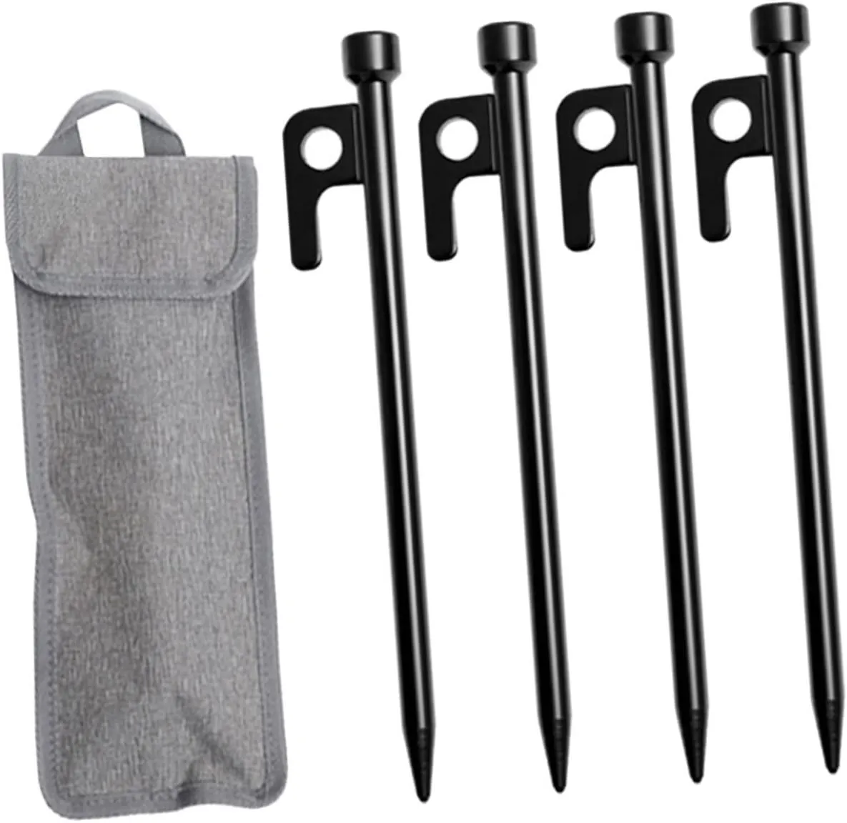 Metal Ground Stakes 1 Set of Tent Pegs for Camping Canopy and Outdoor Use Heavy Duty Stakes