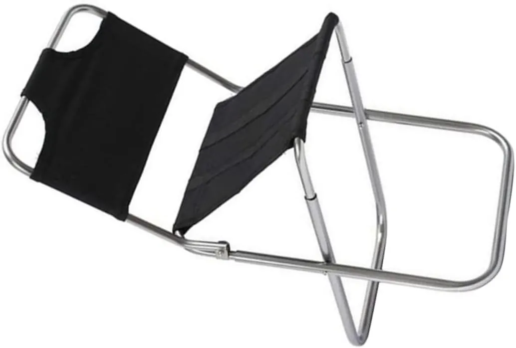 Mikikit Outdoor Foldable Camping Stool Portable Fishing Chair with Stable Design Compact Lightweight for Picnics Hiking Travel Durable Comfortable Seating for Outdoor