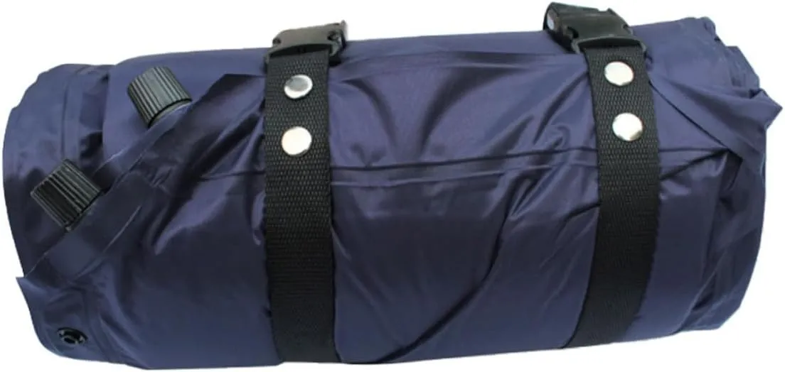 Mikikit Portable Inflatable Sleeping Mat Wear Resistant Camping Pad with Comfortable Design for Travel Backpacking and Outdoor Activities Compact Sleep Supply for Picnics