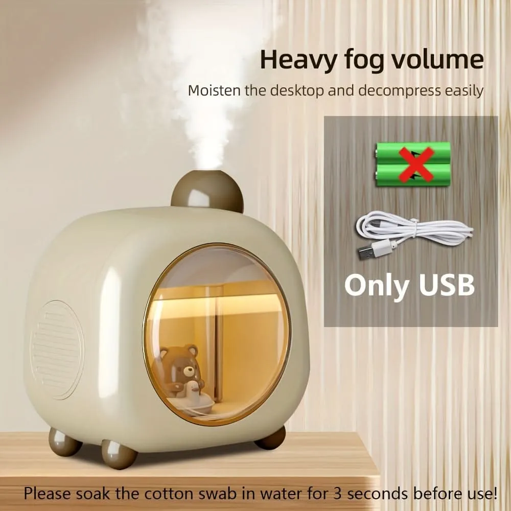 Mini Aromatherapy Humidifier with Night Light