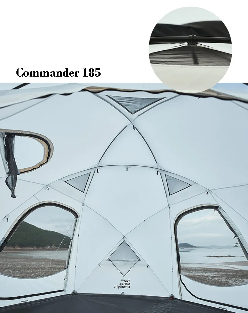 Mobi Garden Commander 185 3- 4 person - Black