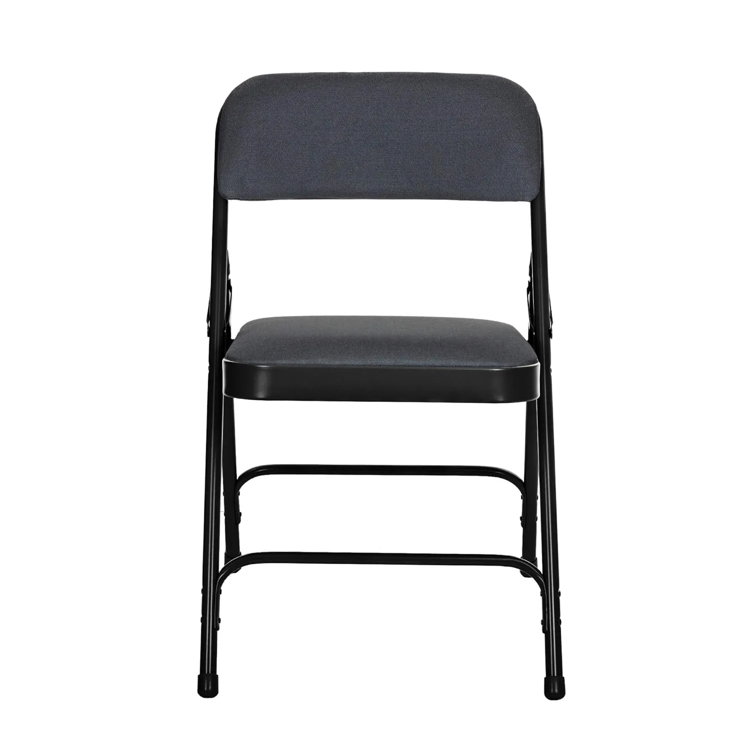 Modern Black Foldable Study Chair and Base Metal Legs for Students (Pack of 2 Pcs)